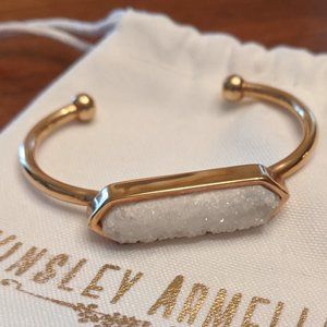 Kinsley Armelle rose quartz bangle
